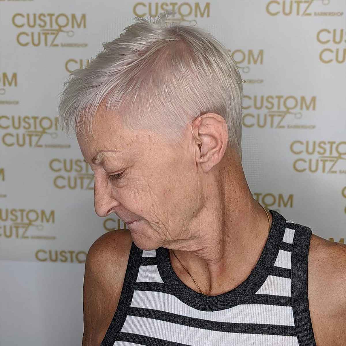 Younger-Looking Pixie for Women Over 70 with Thin Hair