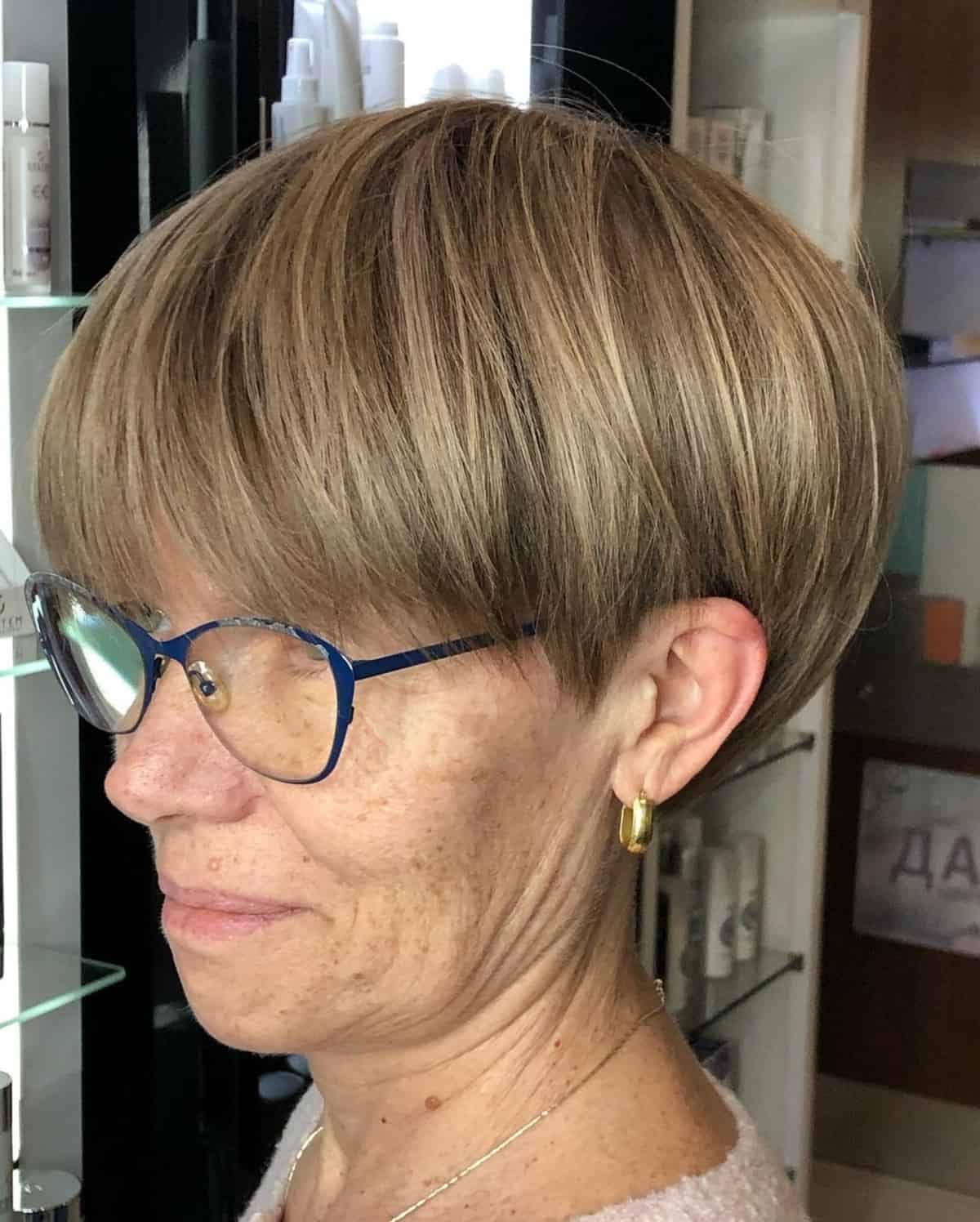 Younger Pixie Bob for 70-Year-Olds with Glasses
